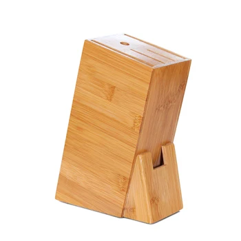 

New Kitchen Knife Tool Holder Shelf Rack Storage Bamboo Knife Block Toolframe Cutting Tool Stand for Chef Knife Set