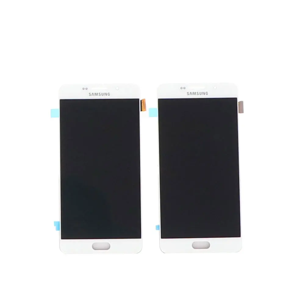 Тестирование для Samsung Galaxy A7 A710 A7100 A710F A710M телефон ЖК-дисплей Дисплей кодирующий преобразователь сенсорного экрана в сборе для регулировки яркости