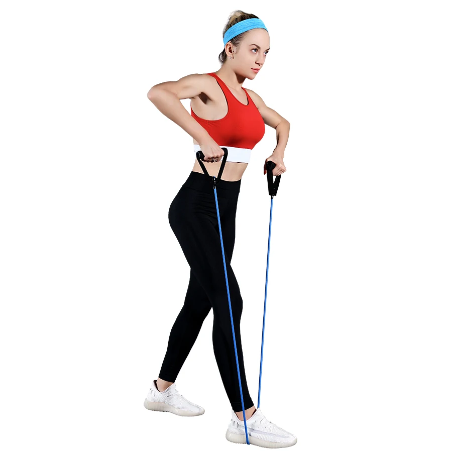 Levels Resistance Bands with Handles Training Exercise Tube Band