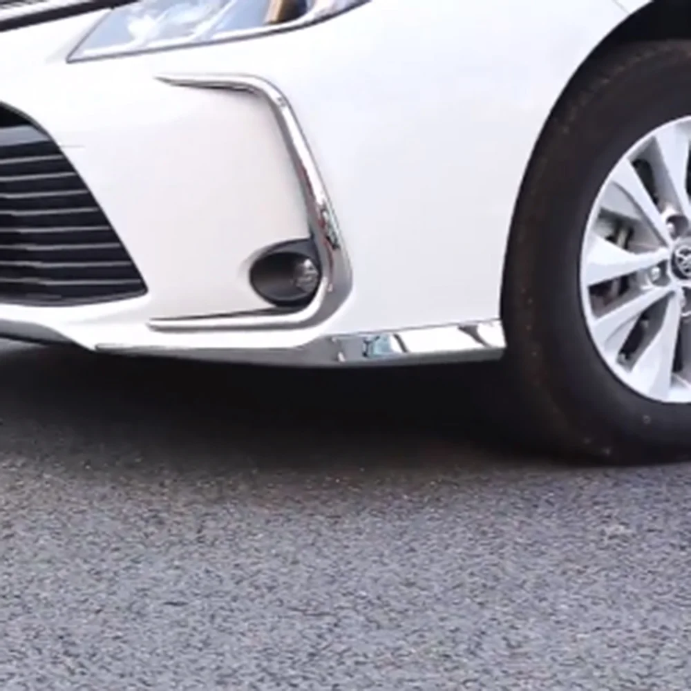2 шт./кор. Стильный автомобильный бампер крышка гарнир литья обшивка кузова внешняя для Toyota Corolla аксессуары