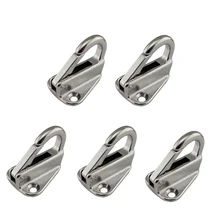 5 шт./лот крюк для крыла из нержавеющей стали 316 пружинный замок защитный крючок прикрепить веревку лодка парус буксир корабль лодка судовое оборудование