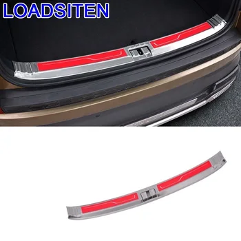 

Car Automobile Modified Trunk Rear Panels Foot Pedal Door Handle Exterior Decoration Sticker Strip 18 19 FOR Skoda Kodiaq