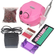 30000 оборотов в минуту, электрический аппарат для сверления ногтей, маникюрный аппарат, набор сверл для ногтей, чехол, инструменты для ногтей с антиожесточенной ручкой