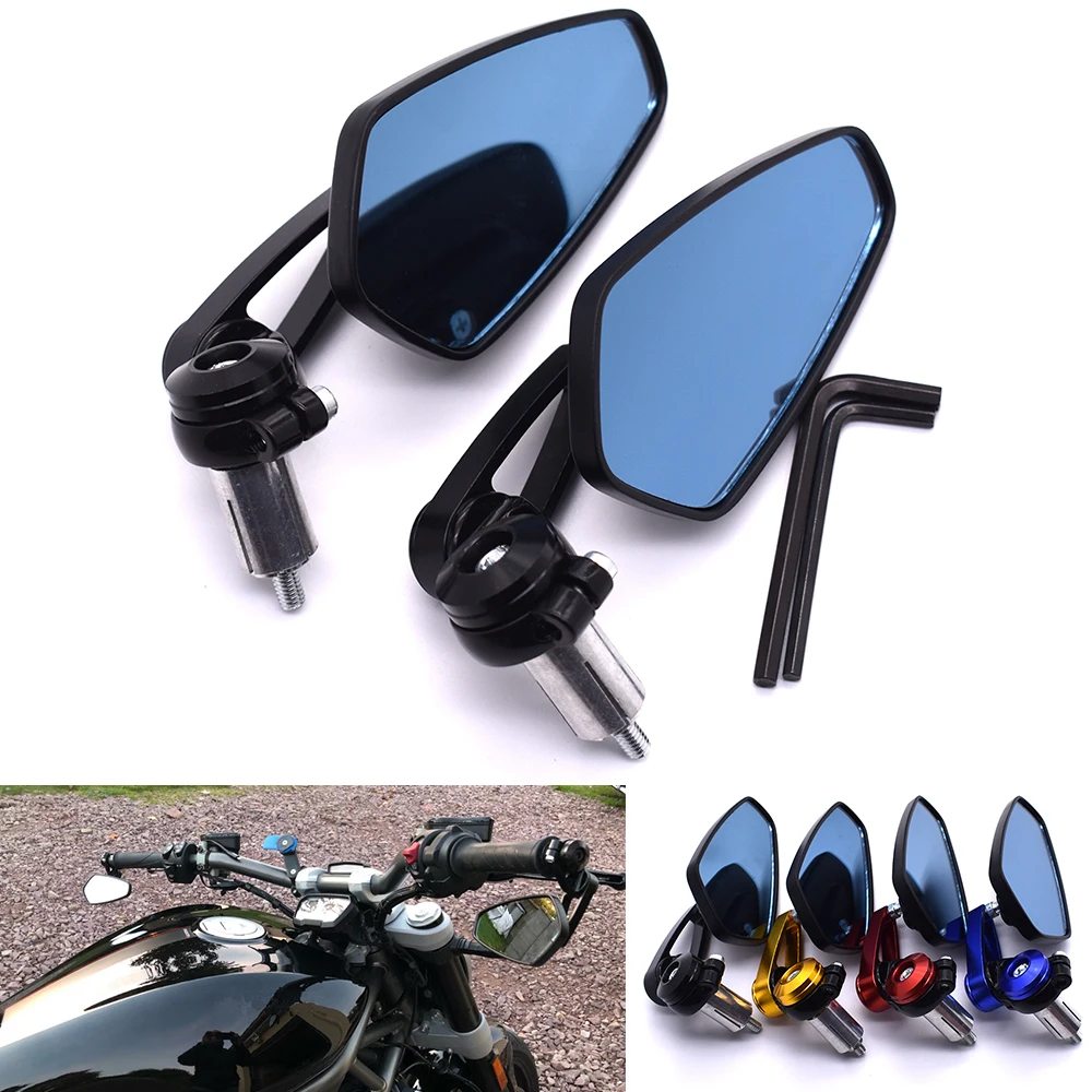 

Motorcycle rearview mirror accessories aluminum alloy 7/8" 22mm rod end side mirror For Ducati Yamaha kawasaki Honda Suzuki KTM