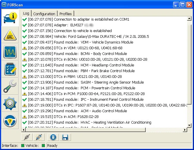 ELM327 USB V1.5 с переключателем OBD2 сканер диагностический инструмент модифицированный для Ford Forscan ELMconfig CH340+ 25K80 чип HS-CAN/MS-CAN