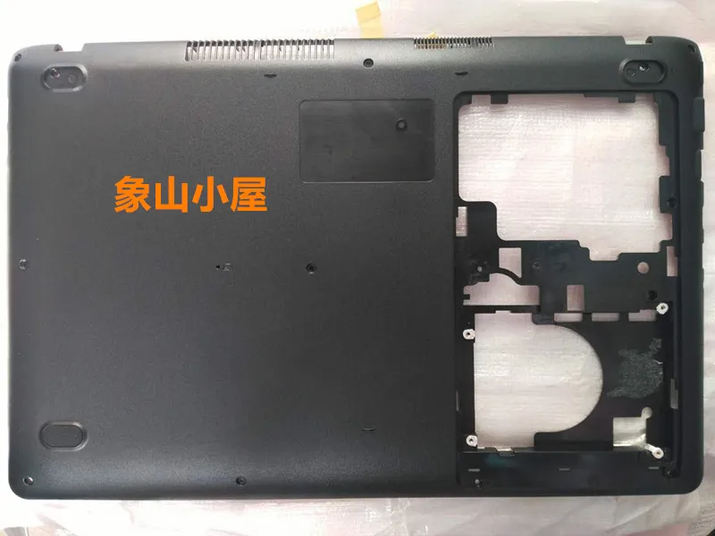Чехол для samsung NP 510R5E 470R5E NP510R5 задняя крышка/ободок/Упор для рук клавиатура верхняя/Нижняя - Цвет: Bottom Case Black