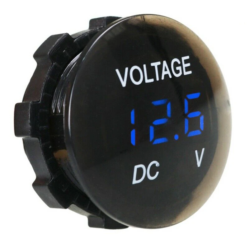 DC Waterproof Digital Display Vehicle Voltmeter Led Voltmeter For Automobile And Motorcycle Battery Meter Tester