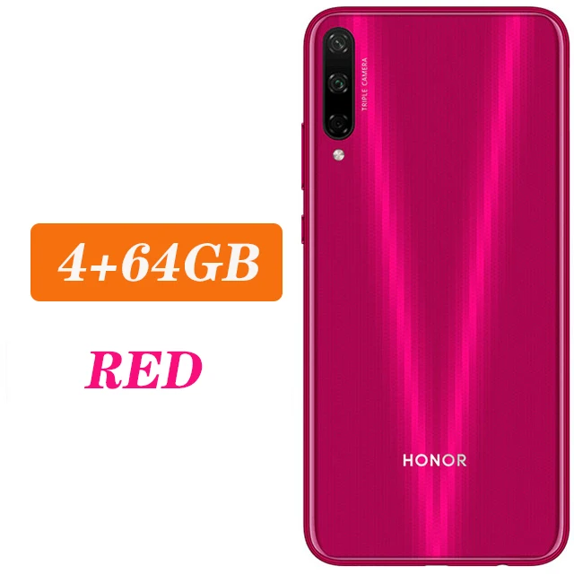 4G 64G Red Honor play 3 смартфон 4/6G 64G/128G 4000 мА/ч, Батарея Kirin 710F 48MP камера Android 9,0 6,3" ips 1560X720 - Цвет: 4G 64G Red