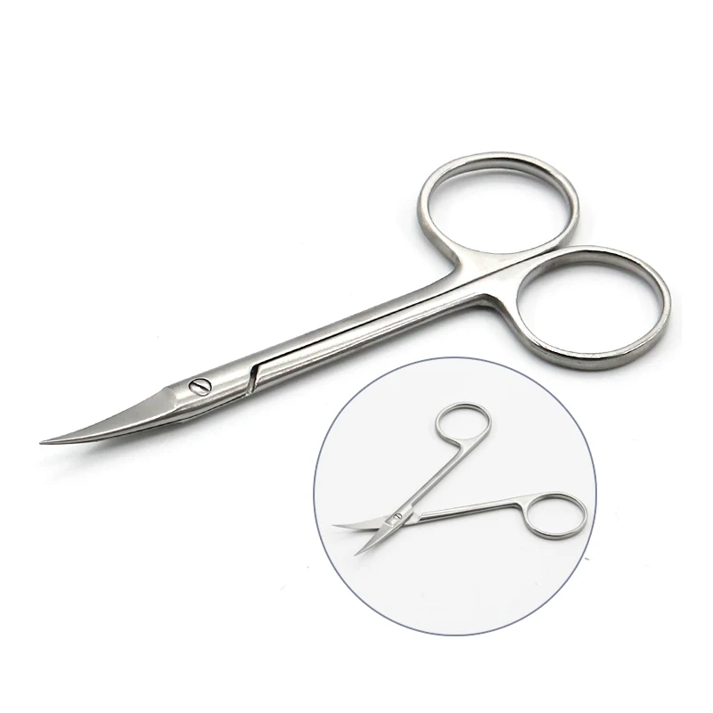 9.5CM Medical Surgical Eye Scissors Beauty Scissors Cut Tissue ophthalmic tool,surgical instruments,plastic surgery tool,cornea scissors,needle holder scissors