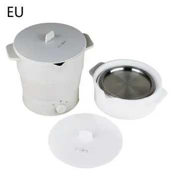 

Mini Cooker Lunch Box Electric Heated Skillet Voltage 110-220V Collapsible Cook M2EE