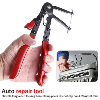 

Auto Car Repairs Removal Tool Cable Type Flexible Wire Long Reach Hose Clamp Pliers Hand Tools Vehicle Repair Tools