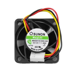 Ventilateur de refroidissement pour SUNON MB40201VX 0000 G99 MagLev, 3 broches, 40x40x20mm, DC12V 1.38W 
