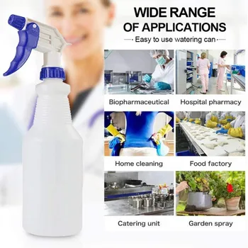 

700ml Refillable Bottles Graduated Spray Bottle with Adjustable Nozzle Watering Can for Garden House Cleaning Hotel Disinfection