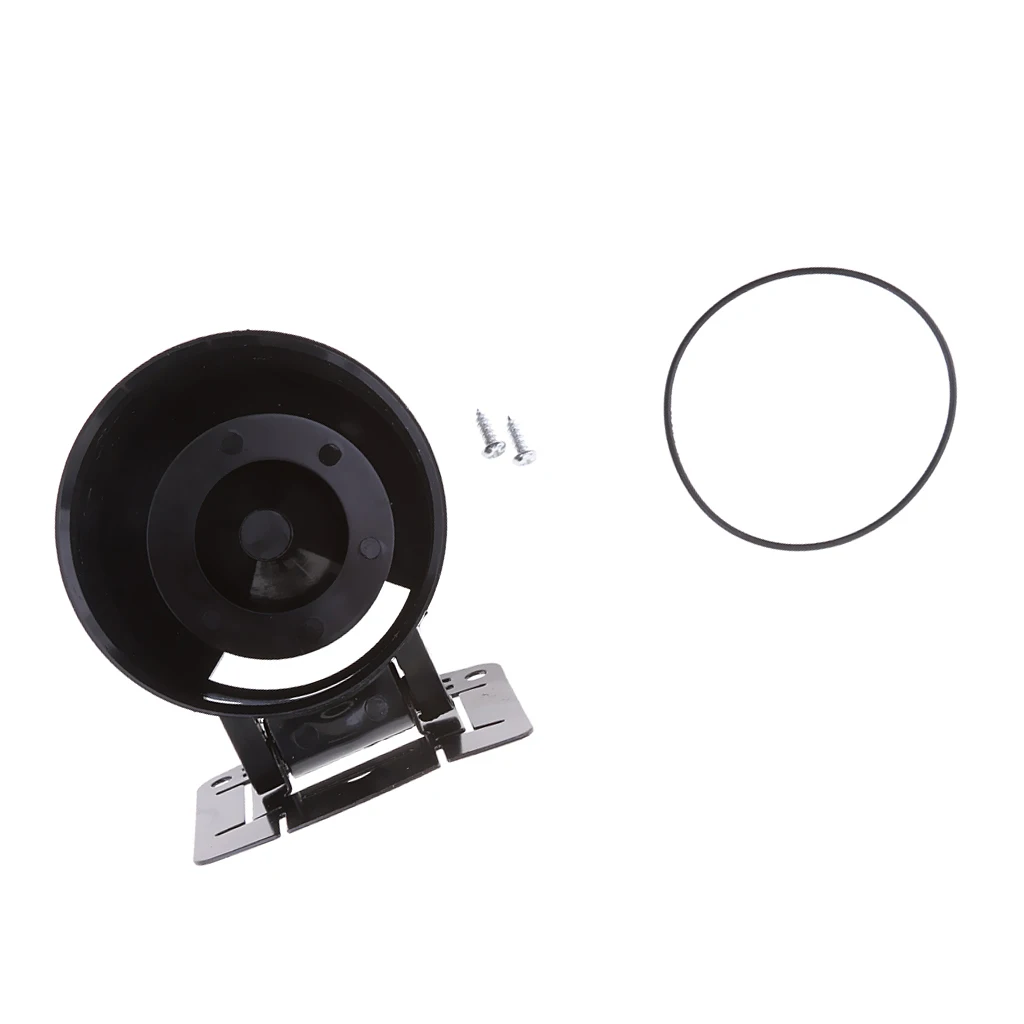 2.5'' 60mm Single Dash Gauge Pod Mount Holder For Car Exhaust Gas Temp Gauge Voltage Gauge Turbo Boost Gauge Cover Black