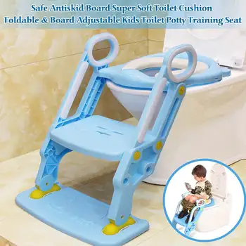 

Portable Folding Baby Potty Infant Kids Toilet Training Seat With Safe Adjustable Ladder Height Urinal Potty Toilet Seat for Kid