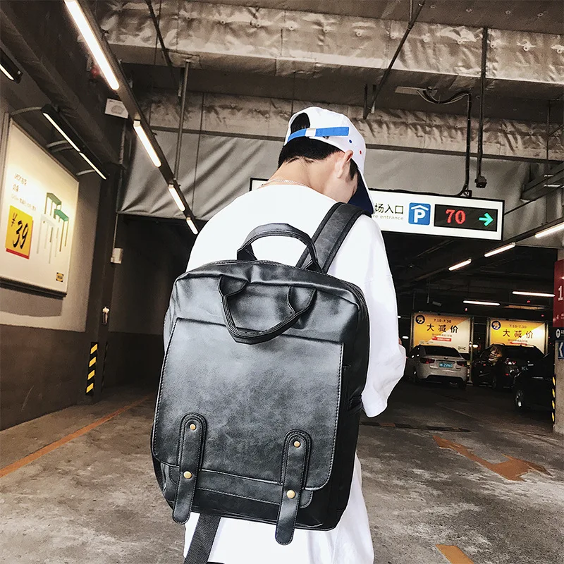 

The new Korean version of camouflage backpack men's fashion bag men's backpack casual academic computer bag