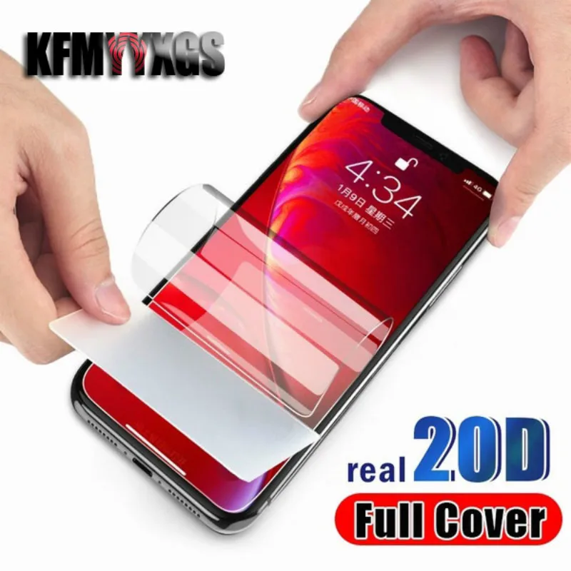 Гидрогелевая пленка 20D с полным покрытием для iPhone11 Pro XR X XS MAX защитная экрана