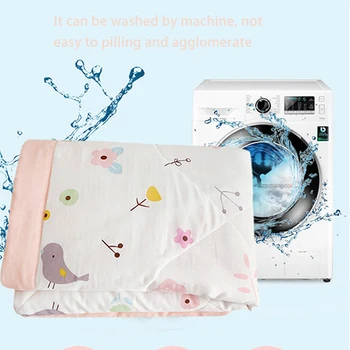 

Children's Summer Quilt Cartoon Washable Cool Small Pineapple Pattern Machine Washable Quilt Cover For Bedding Home Textile