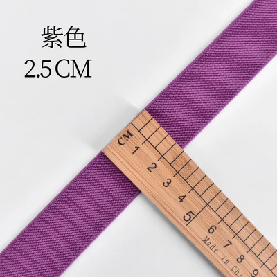 Высокое качество эластичная лента эластичный пояс 25 мм аксессуары для пошива одежды резинка - Цвет: color 8
