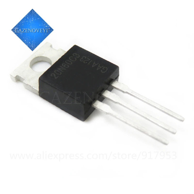 10pcs/lot SPP20N60C3 20N60C3 SPP20N60 TO-220 new original In Stock | Электронные компоненты и принадлежности