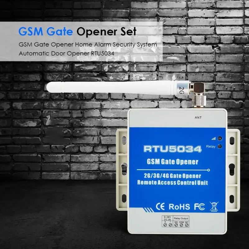 GSM ворот реле доступа переключатель гаражной двери дистанционного управления по бесплатному звонку с помощью Gsm сети связи нет расстояния ограничено