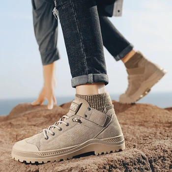 

High Quality Man Casual Shoes 2020 Fashion Comfortable Hiking Shoes Men Sneakers Lace-up Solid Men Shoes Zapatos De Hombre %