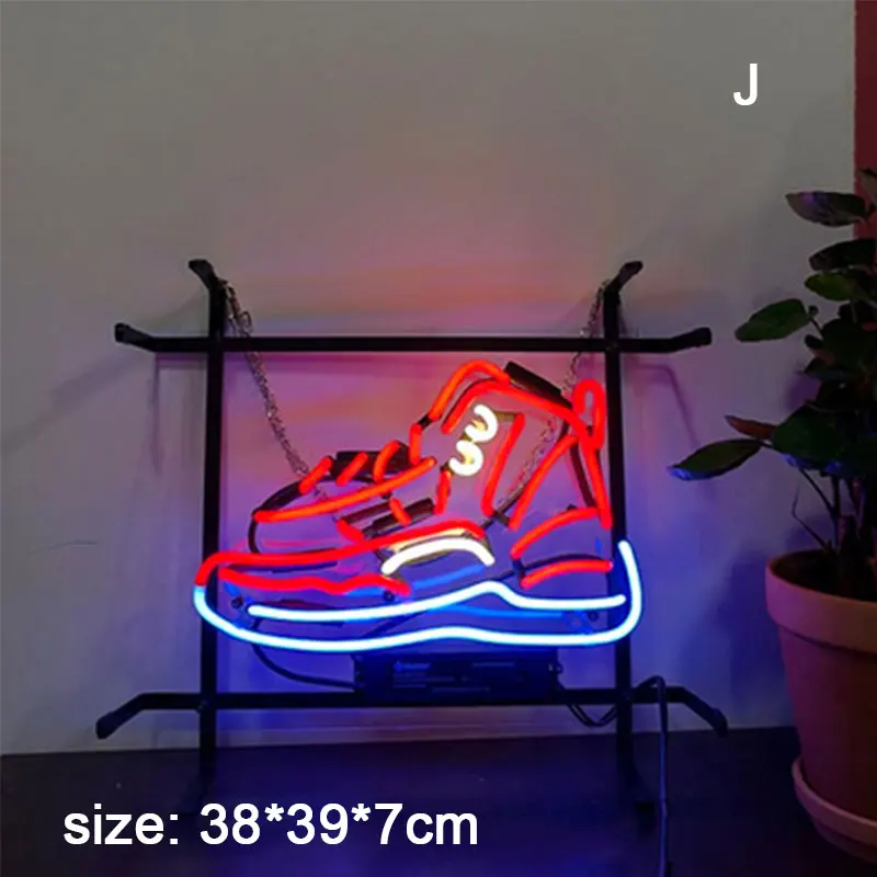 Shoses LED Neon Sign Light Creative Night Light Lampara Home Bedroom Decorative Lamp Led Table Lamp for Living Room Gift