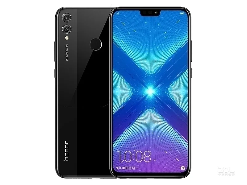 Honor 8X 4G LTE 휴대폰, 안드로이드 8.1, 6.5 인치, 2340X1080 듀얼 심, 6GB RAM, 128GB ROM, Kirin 710 옥타 코어, 20.0MP 지문, 재고 있음