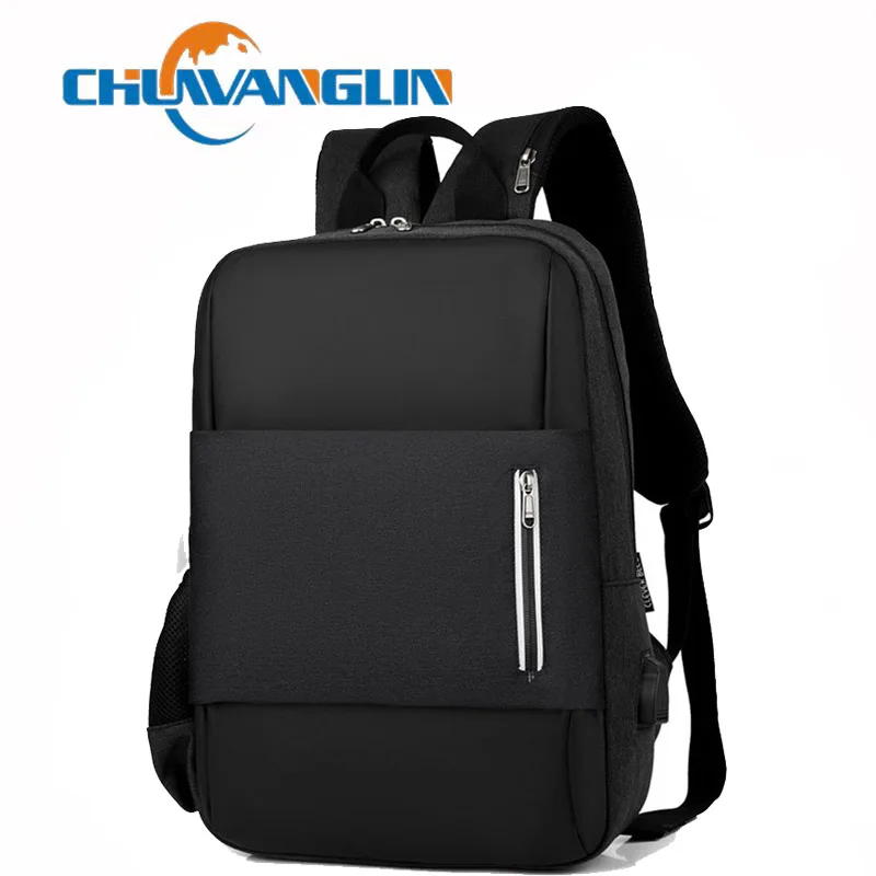 Chuwanglin мужской рюкзак с зарядкой от USB для ноутбука Водонепроницаемый дорожная