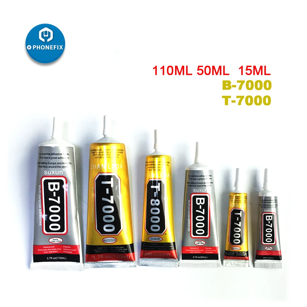 Adhesive Glue B7000 E8000 T7000 T8000 LCD Display Frame Glue15/50/110ml For Mobile Phone Touch Screen Crafts Jewelry DIY Glue arc welding electrode