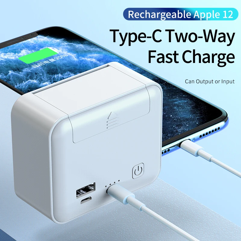 2020 new 2 in 1 10000mah Power Bank Type c USB Port For Phone Wireless Bluetooth Headset stereo noise reduction TWS Headset