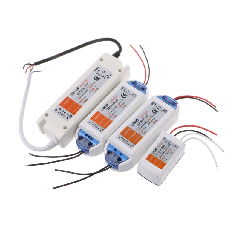 12V 4A 48W блок питания AC/DC адаптер трансформатор переключатель питания 90 V-265 V для светодиодной ленты света