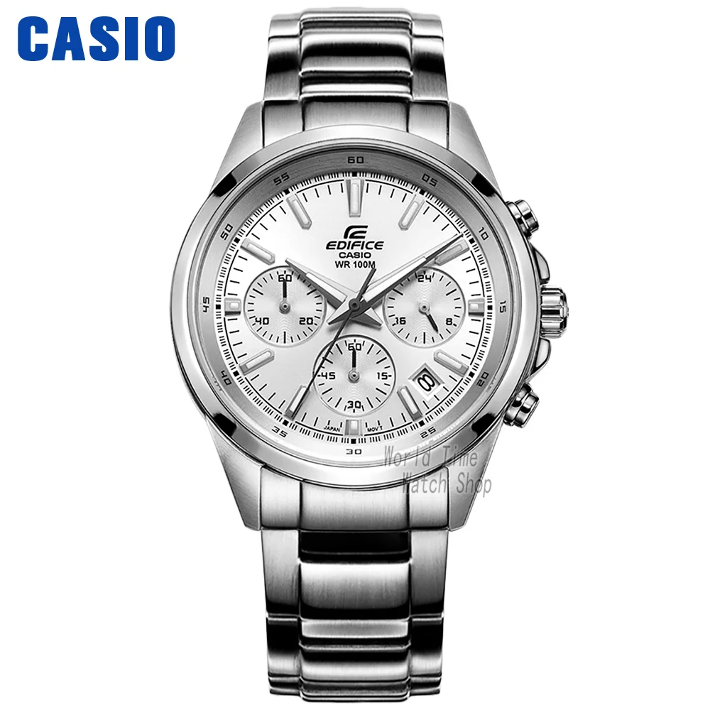 Casio Watch Edifice часы мужские топ Марка Luxury set кварцевые спортивные часы 100м Водонепроницаемый Световой Хронограф мужские часы F1 Racing Element Военные наручные часы relogio masculino reloj hombre erkek kol - Цвет: EFR527D7A-1