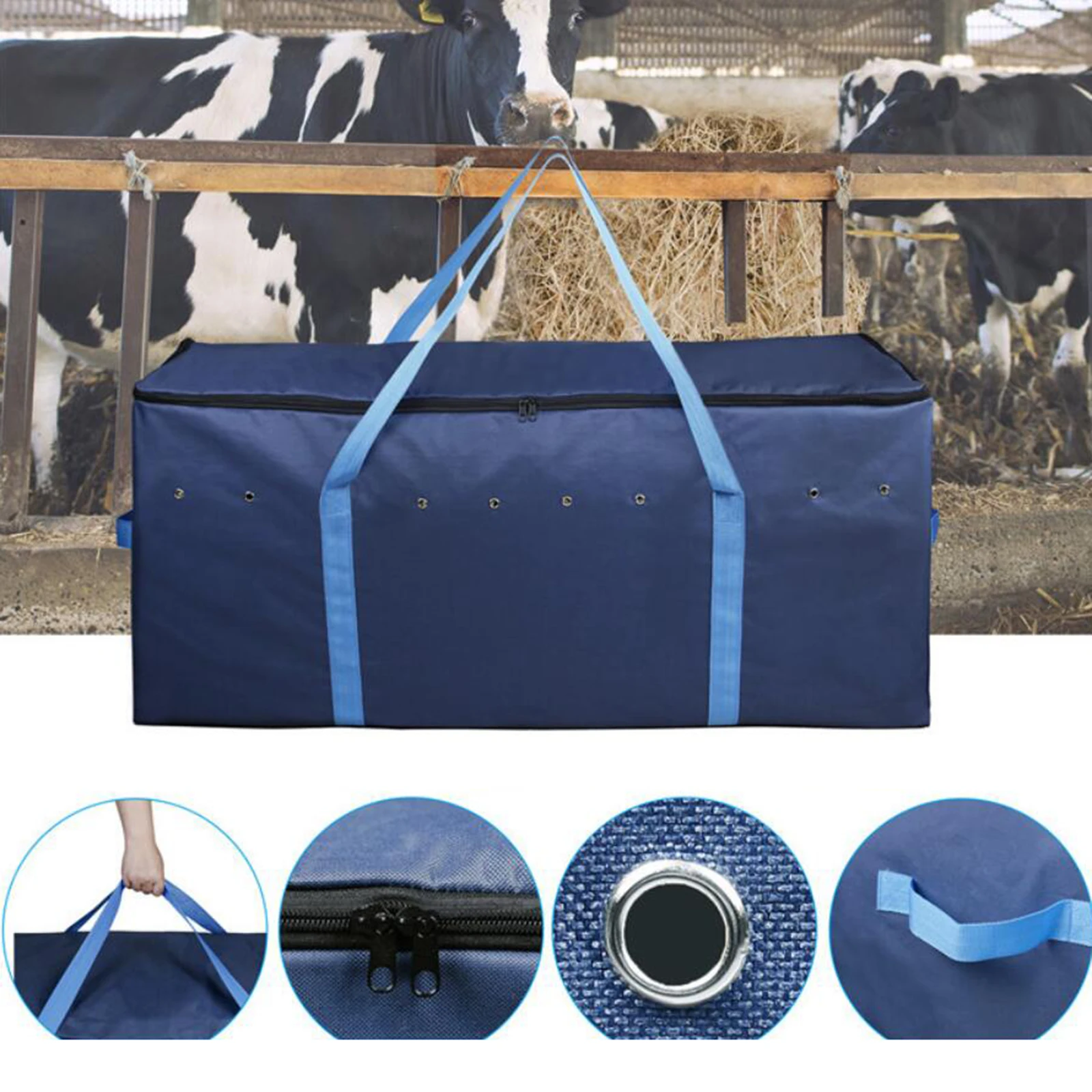 Other Outdoors Folding Extra Large Hay Bale Storage Bag Livestock