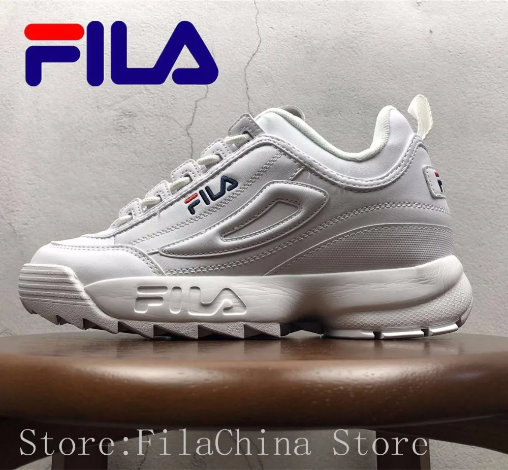fila disruptor 2 mujer blancas