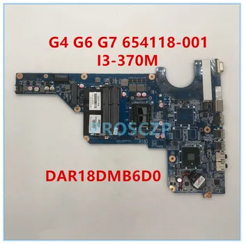

High quality For G4 G6 G7 Laptop motherboard 654118-001 654118-501 654118-601 DAR18DMB6D0 I3-370M HM55 100% working well