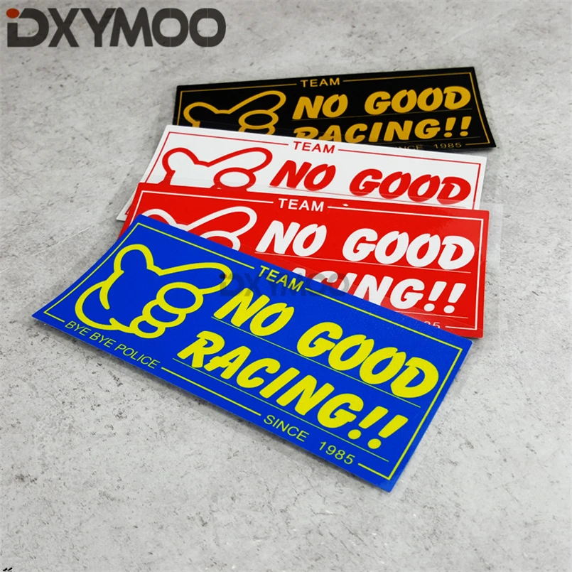 

Car Styling Sticker Bumper Japanese JDM No Good Racing Temple Loop Family Motorcycle Tank Body Sticker 18x8cm