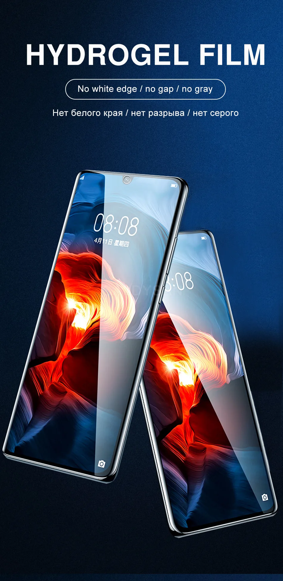 3 шт. 100D Защитная Гидрогелевая пленка для huawei P10 Lite P20 P30 Pro Защитная пленка для экрана huawei mate 10 Lite 20 Pro
