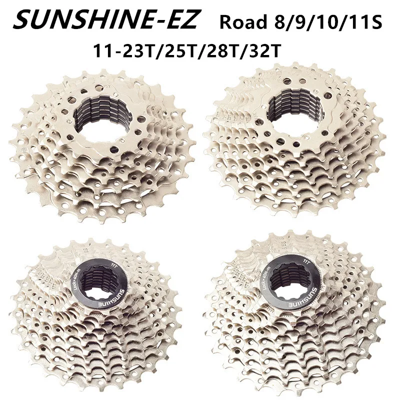SUNSHINE-EZ дорожный велосипед 8/9/10/11 скорость дорожных кассета переменная маховик