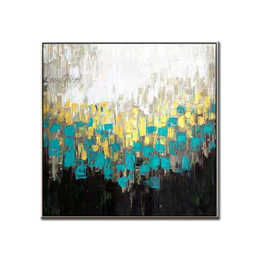 

Unframe Paintings Large Size HandPainted Abstract Oil Painting On Canvas Modern Home Wall Decor Picture for Living Room Wall Art
