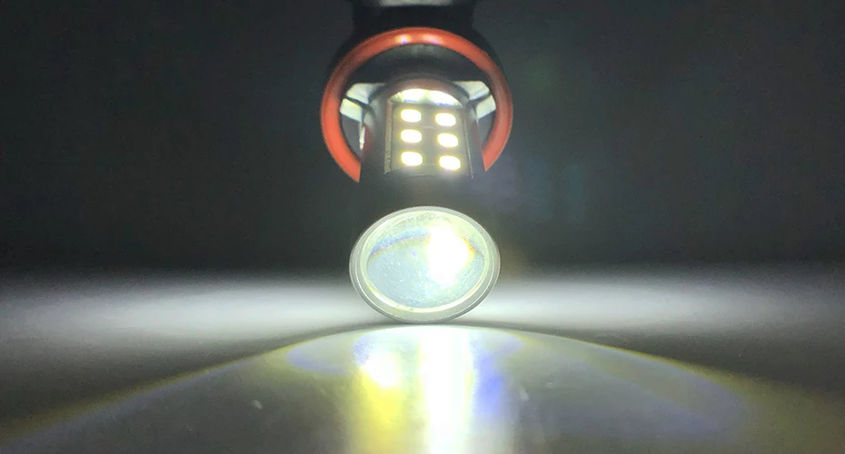 JGAUT H8 H9 H11 3528 21 SMD светодиодный светильник супер яркий белый автомобиль противотуманные фары 12 В 24 в 6000 К Белый Вождение день бег лампа авто белый