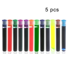 5 шт./компл. универсальные чернила с перьевой ручкой Sac картридж заправка для ручек офисные канцелярские принадлежности дропшиппинг
