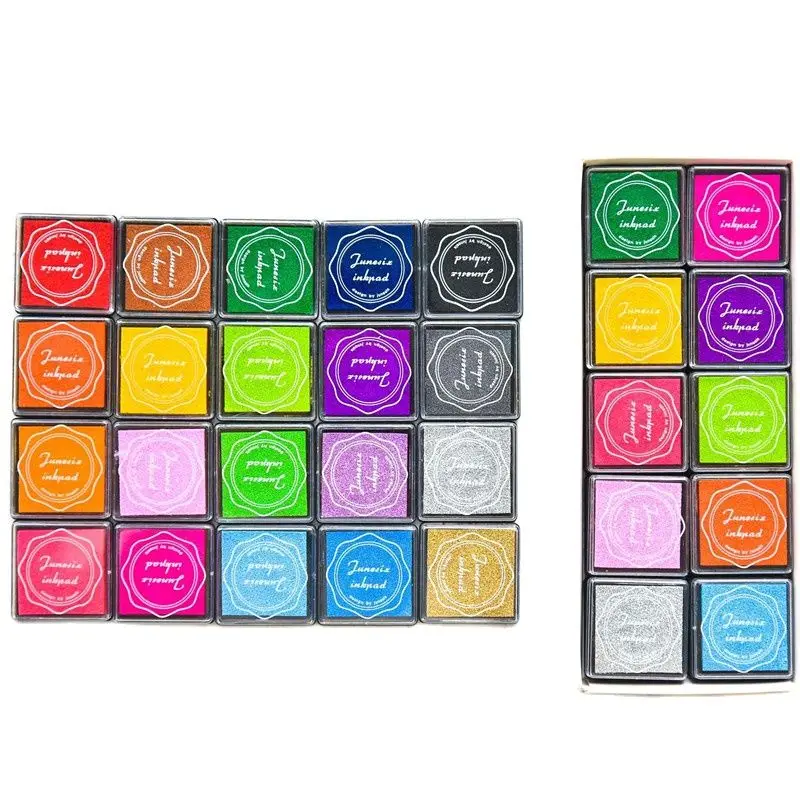Almohadilla De Tinta Para Manualidades (18x16cm) – Lavable Y Segura – Ideal Para Pintar Con Dedos, Huellas Y Graffitis – 8 Colores