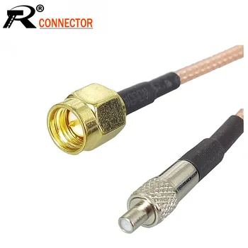 

10pcs/lot TS9 Female Straight Jack to SMA Male Plug RG316 Coaxial Pigtail Cable Assembly TS9 to SMA RF Connector Extension Cable