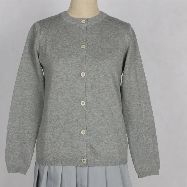 Осенне-зимний Кардиган с вышивкой сердца для мамы и взрослых, вязаный кардиган из чистого хлопка