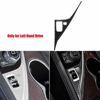 

1X Carbon Fiber Interior Gear Shift Drive Panel Cover For Infiniti Q50 Q60 14-19
