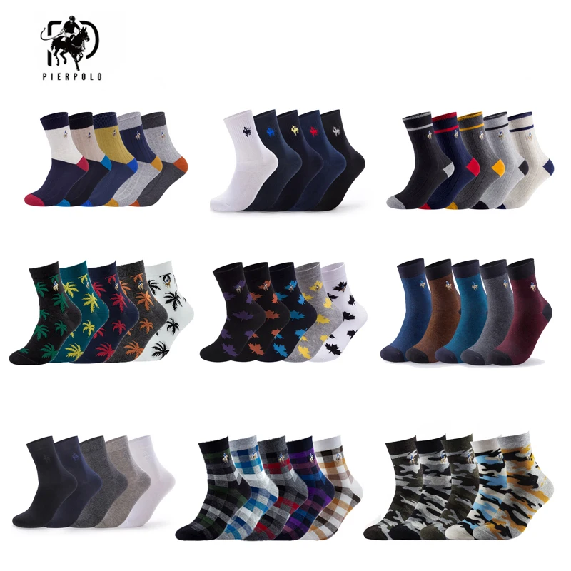 Cotton Polo Crew Socks Men Socks Brand Polo Brand Polo Pier Socks