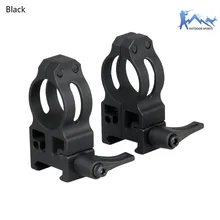 PPT QD Крепление Тактический стояк страйкбол 25,4 мм металлический прицел Крепление подходит 21,2 мм Пикатинни в ружье охотничий аксессуар OS24-148