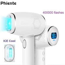 New IPL Epilator Permanent Hair Removal 400000 Flashes Ice Cool Laser Epilasyon depiladora facial Photoepilator Bikini Trimmer