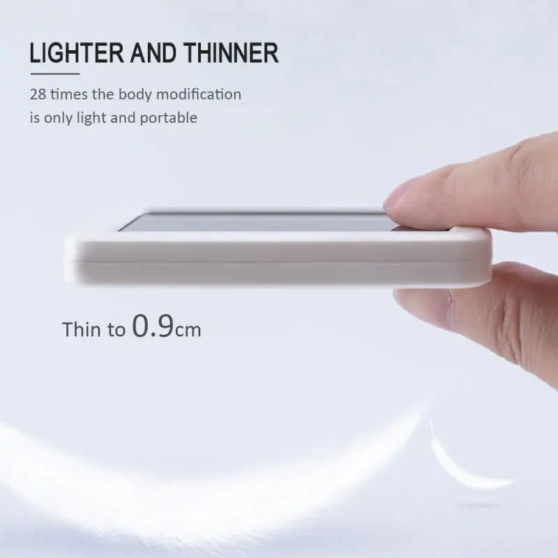 Ultra-thin Minimalist Smart Home Electronic Digital Thermometer And Hygrometer Indoor Dry Hygrometer Home Decoration